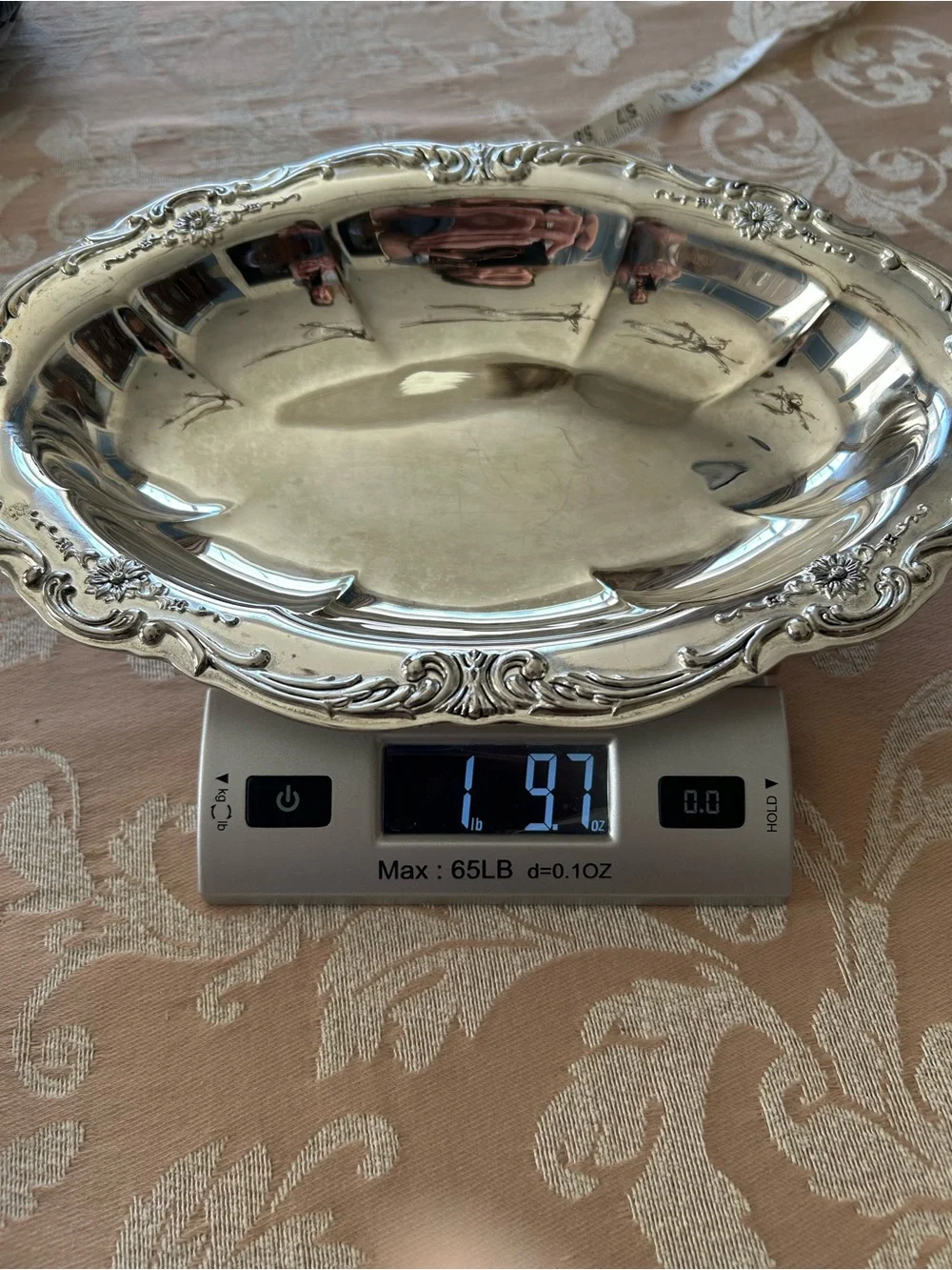 Vintage Towle silverplate platter